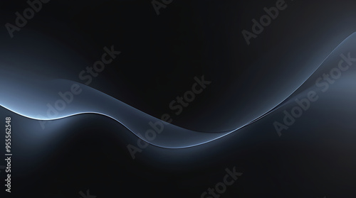 Abstract black blue gradient background texture luxury studio dark soft wallpaper. ai