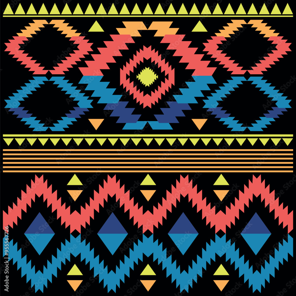 Native American traditional fabric patchwork grunge wallpaper abstract vector seamless pattern
Native American traditional fabric patchwork grunge wallpaper abstract vector seamless pattern