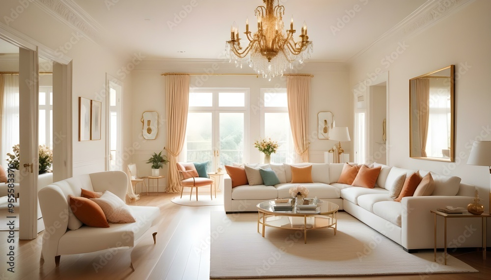 Photo interior modern design room 3d illustration Photo interior modern design room 3d illustration