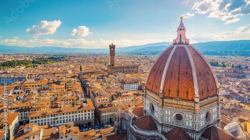 Florence South Carolina: Santa Maria del Fiore - Duomo Cathedral, Italy. Landmark with Classic Architecture in Tuscany photo