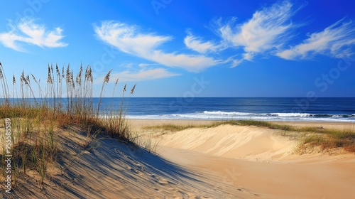 North Carolina Dune Erosion: Coastal Control at Corolla's Bright Atlantic Beach