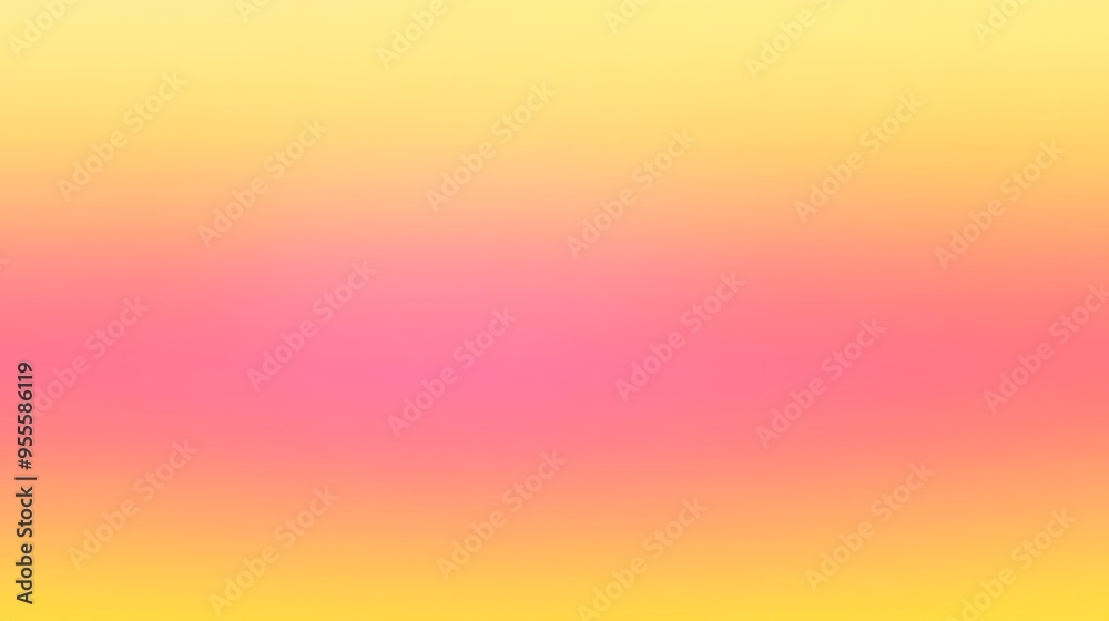 Obraz premium Yellow and Pink Gradient, Abstract Image, Texture, Pattern Background, Wallpaper, Cover and Screen for Smartphone, PC, Laptop, 9:16 and 16:9 Format