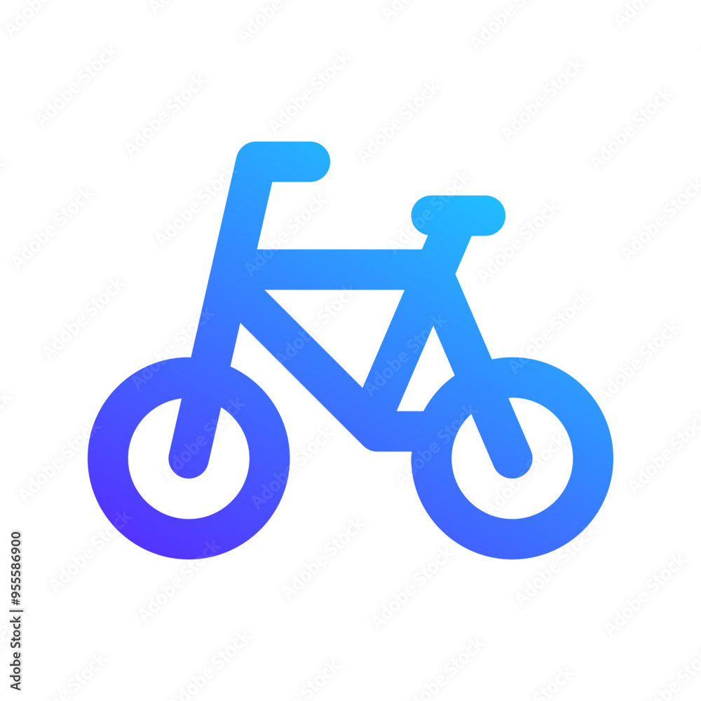 bicycle gradient icon bicycle gradient icon