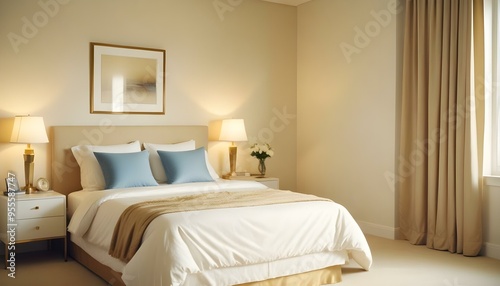 Photo interior modern design room 3d illustration