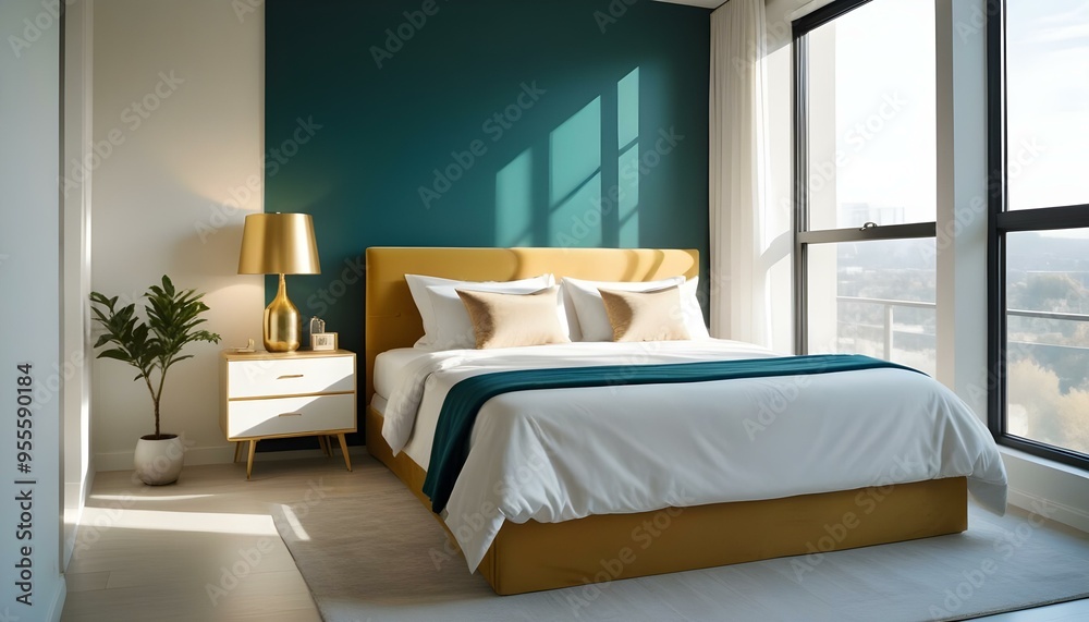 Photo interior modern design room 3d illustration Photo interior modern design room 3d illustration
