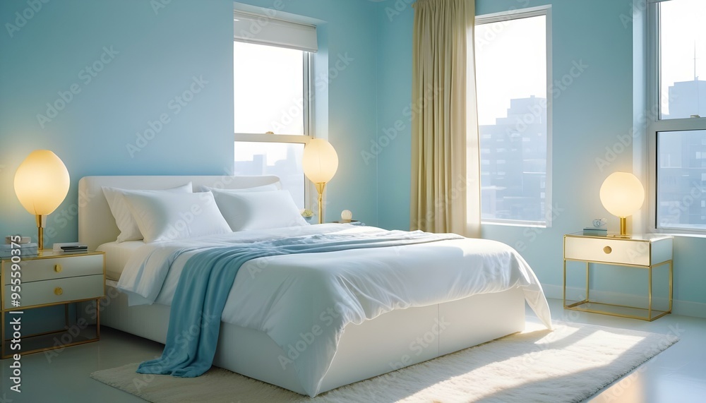 Photo interior modern design room 3d illustration