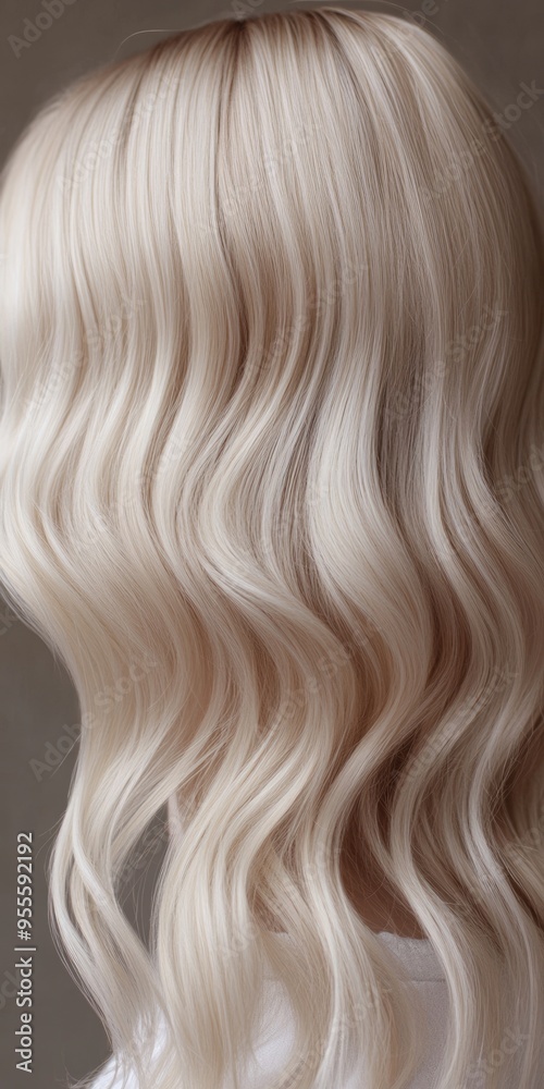 Blonde Closure. Human Hair Weaves Extension with Wavy Bleached Highlights Blonde Closure. Human Hair Weaves Extension with Wavy Bleached Highlights