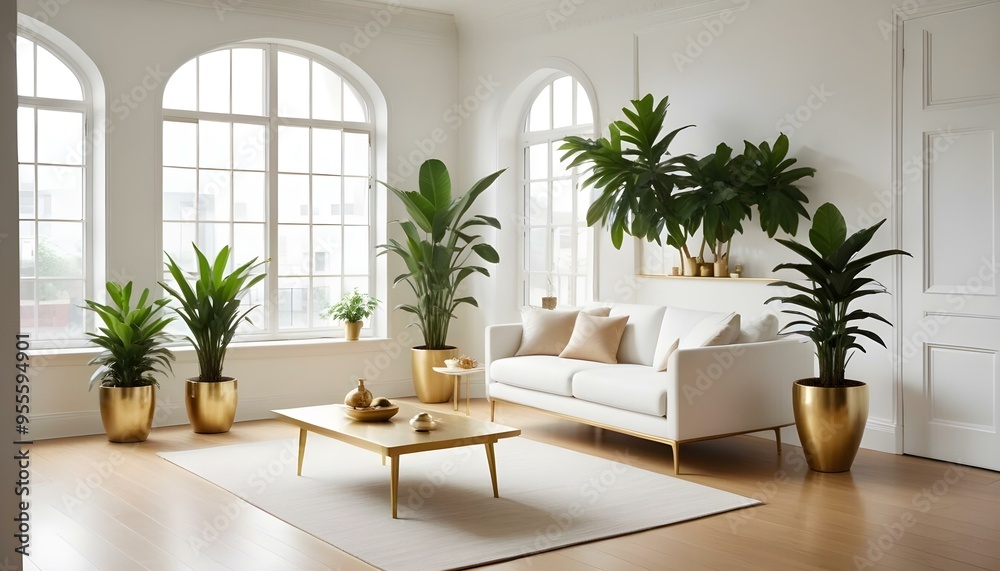 Photo interior modern design room 3d illustration Photo interior modern design room 3d illustration