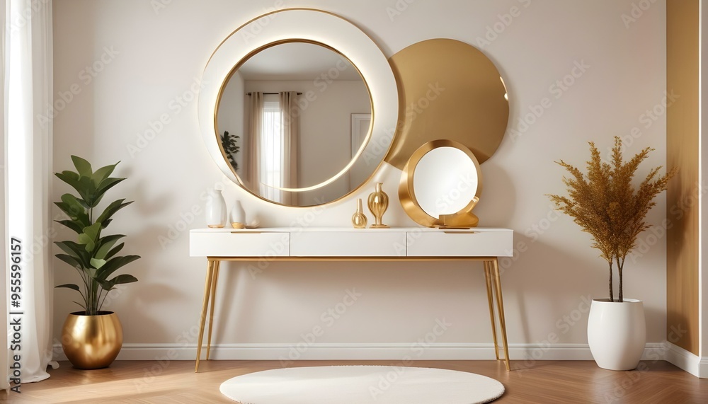 Photo interior modern design room 3d illustration Photo interior modern design room 3d illustration