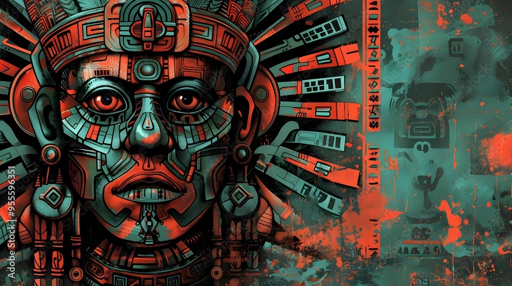 AZTEC CONCEPT ILLUSTRATION