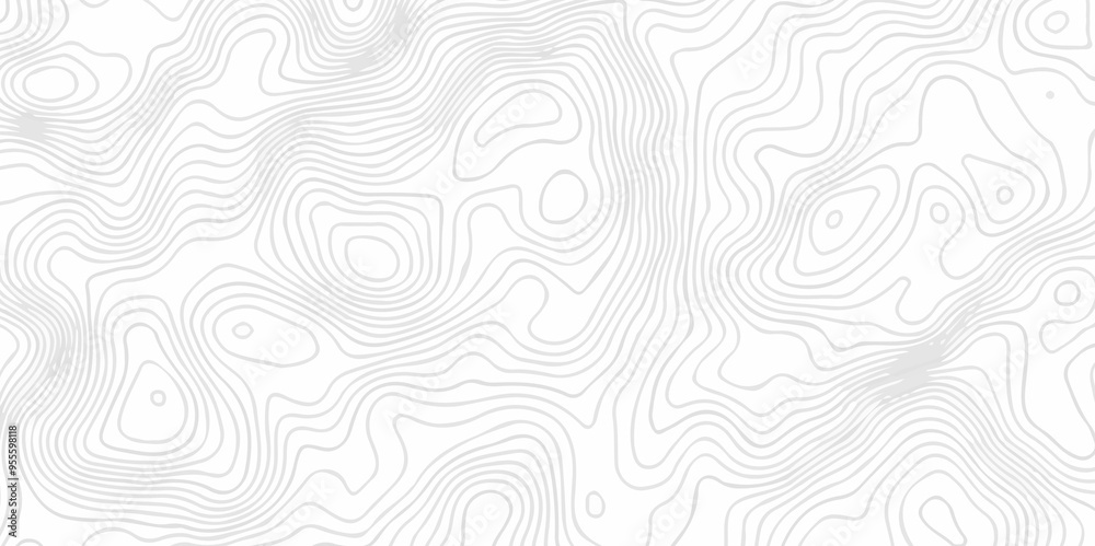 Black on white contours topography stylized height of the lines. The concept of a conditional geography scheme and the terrain path, Modern design with White background with topographic wavy pattern Black on white contours topography stylized height of the lines. The concept of a conditional geography scheme and the terrain path, Modern design with White background with topographic wavy pattern