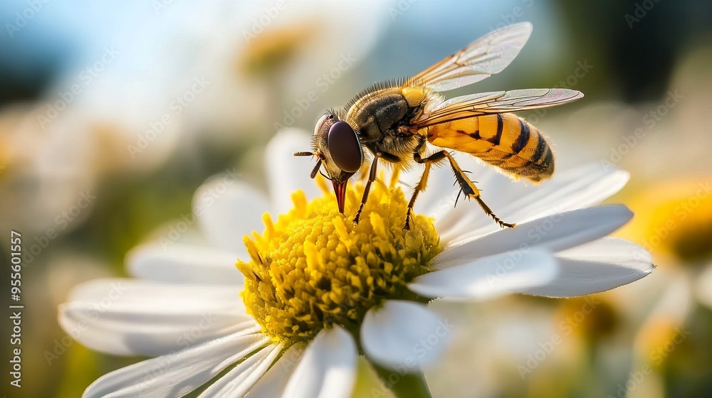 Hover Fly on a Flower