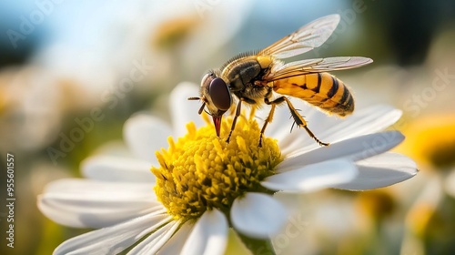 Hover Fly on a Flower