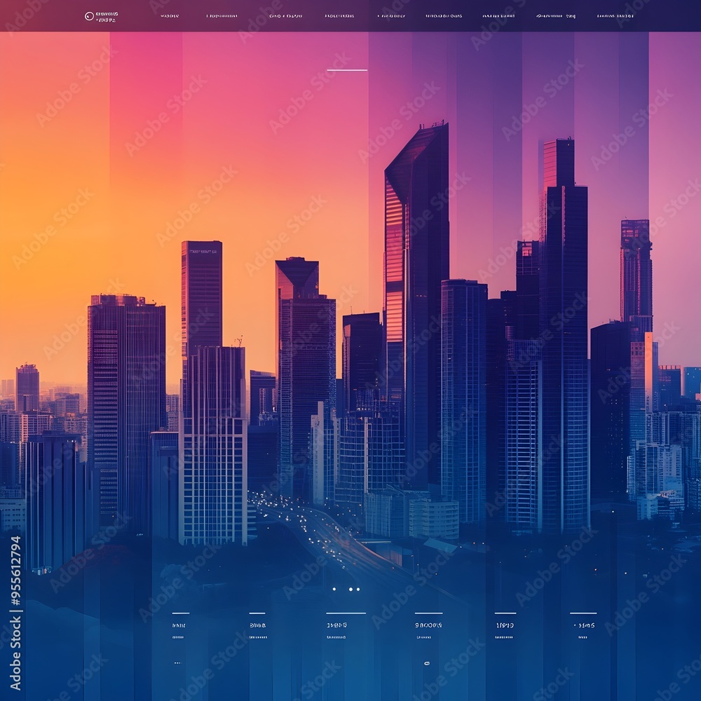 Sleek and Immersive Modern Website Layout with Parallax Scrolling Effect and Vibrant Color Palette Sleek and Immersive Modern Website Layout with Parallax Scrolling Effect and Vibrant Color Palette