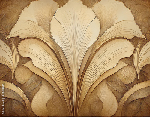 Vintage Paper Texture with Subtle Sepia Tones Aged and Worn Abstract Background with Organic Softness