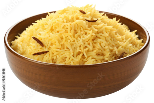 PNG Rice food bowl white background.