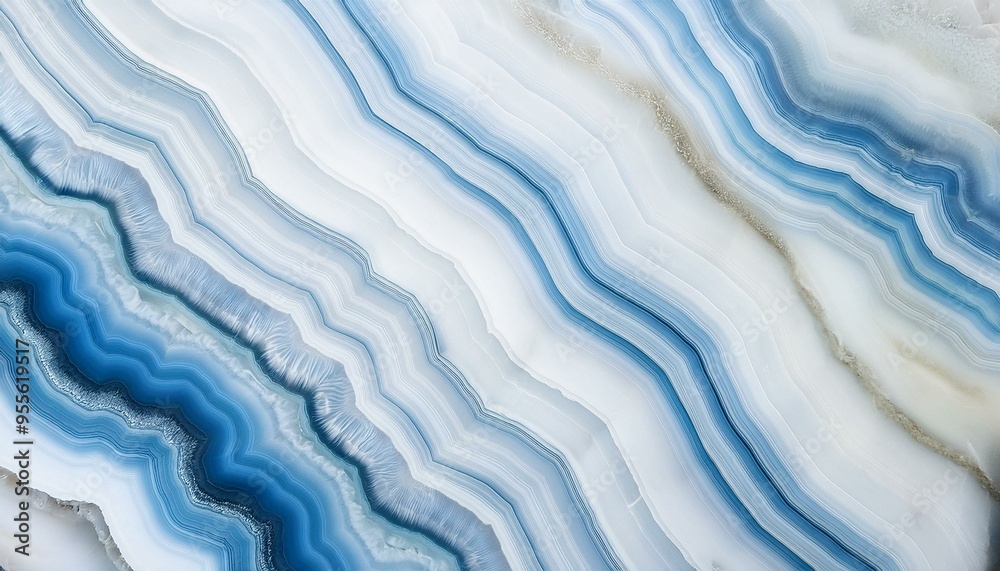 Subtle soft white and blue onyx gemstone texture.
Subtle soft white and blue onyx gemstone texture.