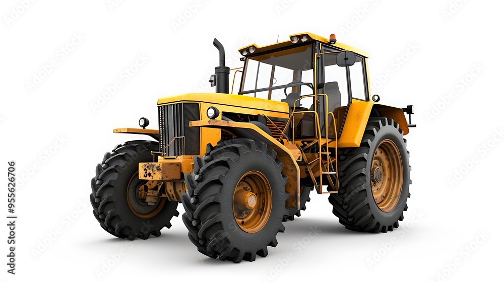 tractor isolated on white background tractor isolated on white background