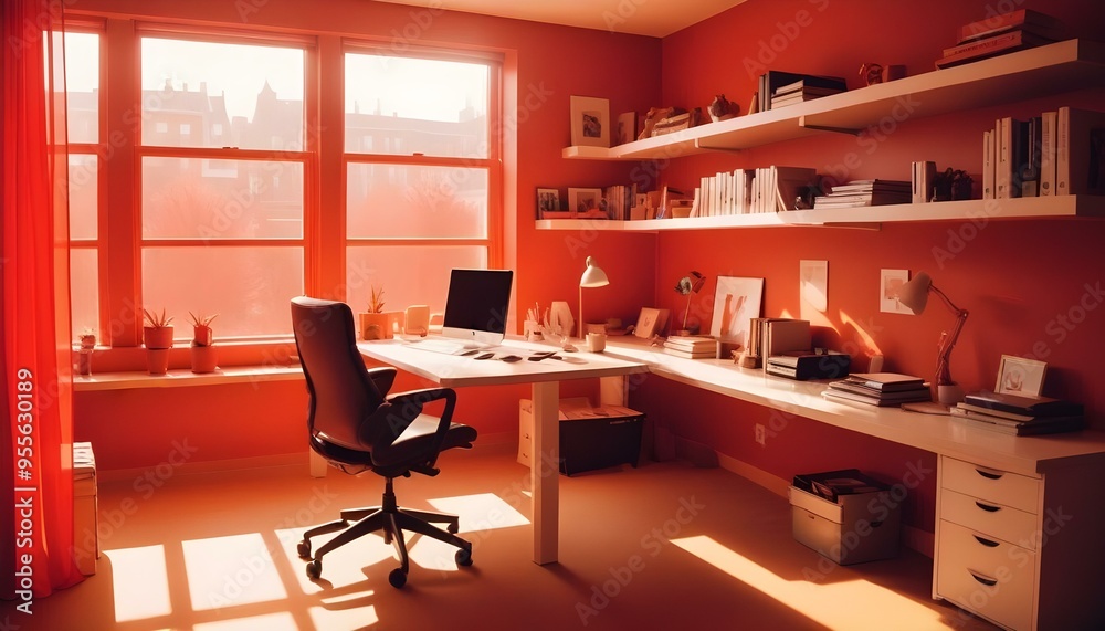 Photo interior modern design room 3d illustration Photo interior modern design room 3d illustration