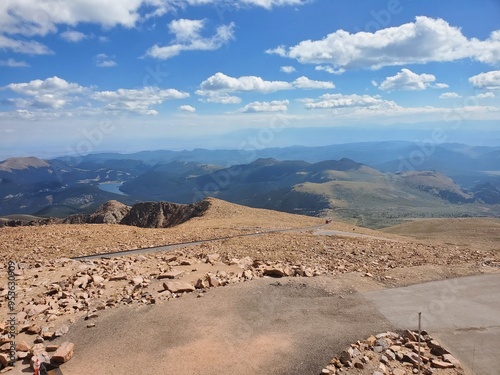 landscape of the mountains