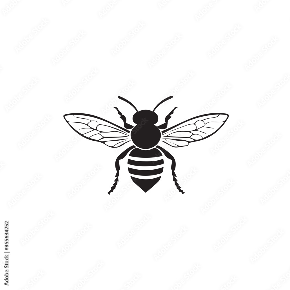 Bee in cartoon, doodle style . Image for t-shirt, web, mobile apps and ui. Isolated 2d vector illustration in logo, icon, sketch style, Eps 10, black and white. AI Generative Bee in cartoon, doodle style . Image for t-shirt, web, mobile apps and ui. Isolated 2d vector illustration in logo, icon, sketch style, Eps 10, black and white. AI Generative