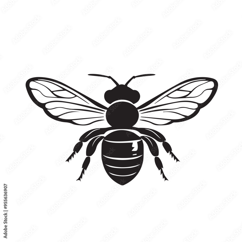 Bee in cartoon, doodle style . Image for t-shirt, web, mobile apps and ui. Isolated 2d vector illustration in logo, icon, sketch style, Eps 10, black and white. AI Generative Bee in cartoon, doodle style . Image for t-shirt, web, mobile apps and ui. Isolated 2d vector illustration in logo, icon, sketch style, Eps 10, black and white. AI Generative
