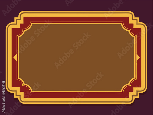 Golden Frame Design  ,golden picture frame EPS vector