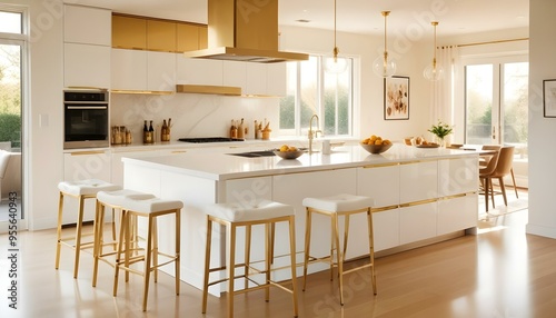 Photo interior modern design room 3d illustration