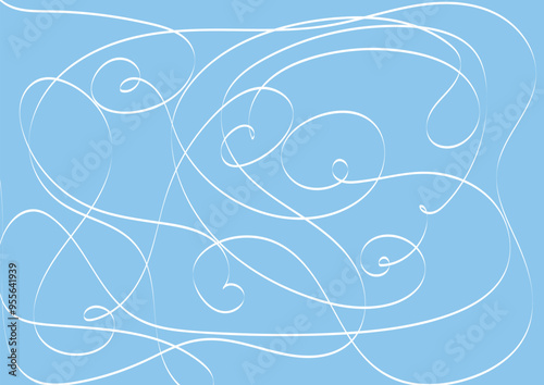 Ice skating traces abstract design background