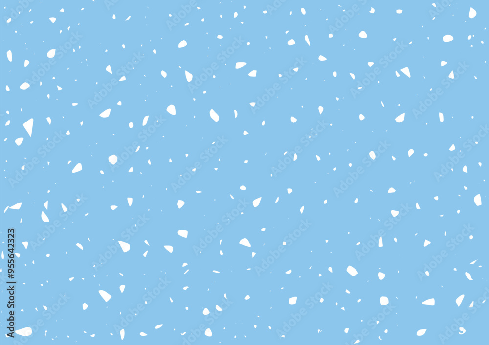 Abstract design of white grunge particles on blue background Abstract design of white grunge particles on blue background