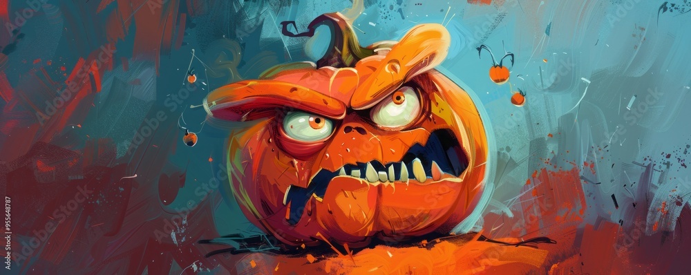 pumpkin monster. pumpkin monster.