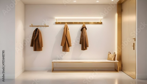 Photo interior modern design room 3d illustration