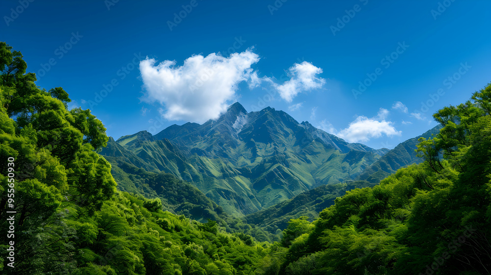 Brown And White Mountain Under White Clouds During Brown And White Mountain Under White Clouds During