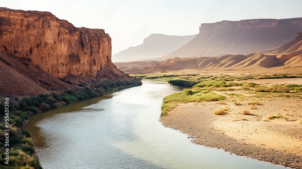 river in desert at daytime river in desert at daytime