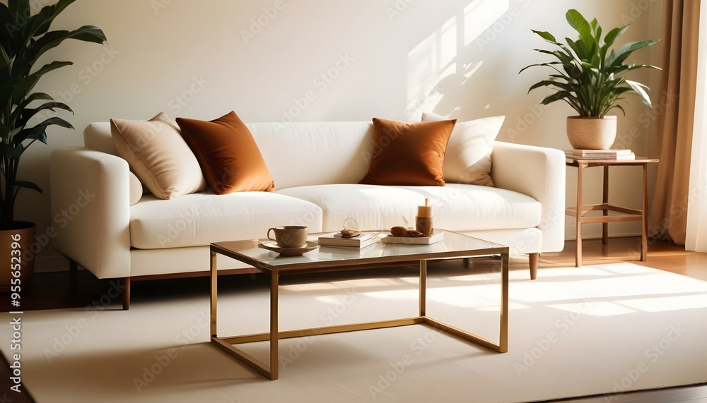 Photo interior modern design room 3d illustration Photo interior modern design room 3d illustration