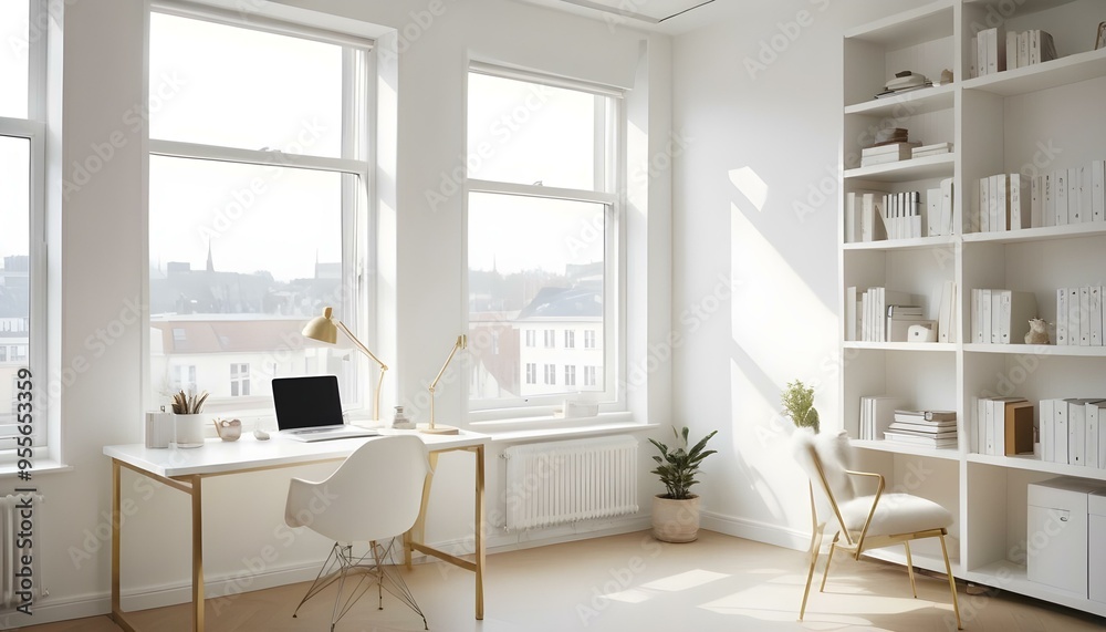 Photo interior modern design room 3d illustration Photo interior modern design room 3d illustration