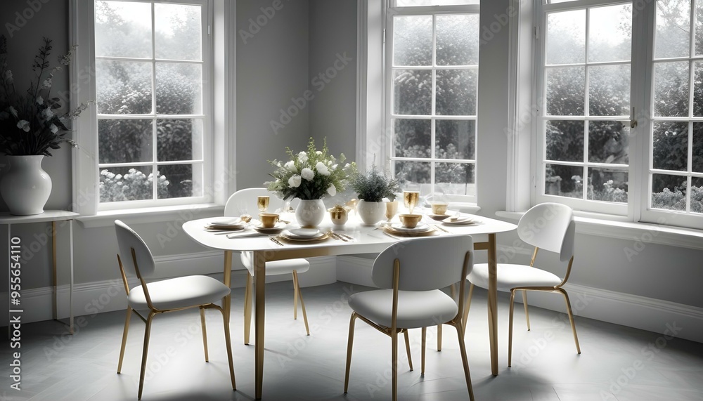 Photo interior modern design room 3d illustration Photo interior modern design room 3d illustration