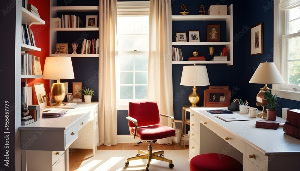 Photo interior modern design room 3d illustration Photo interior modern design room 3d illustration
