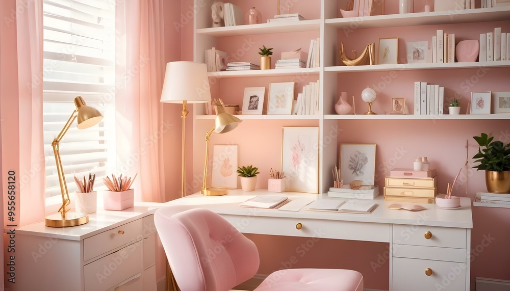 Fototapeta premium Photo interior modern design room 3d illustration