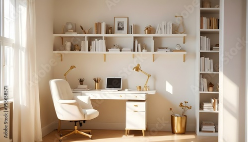 Photo interior modern design room 3d illustration