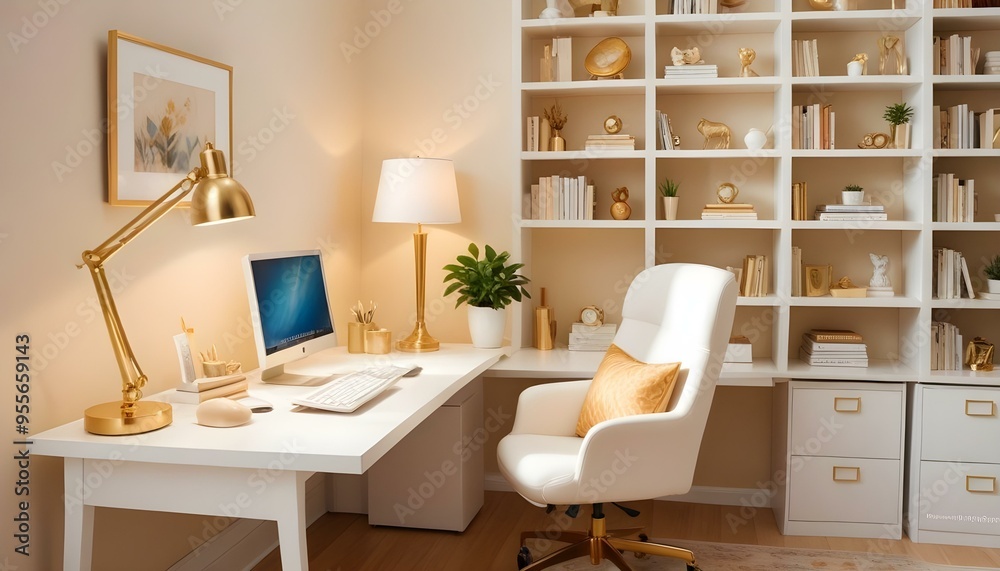 Fototapeta premium Photo interior modern design room 3d illustration