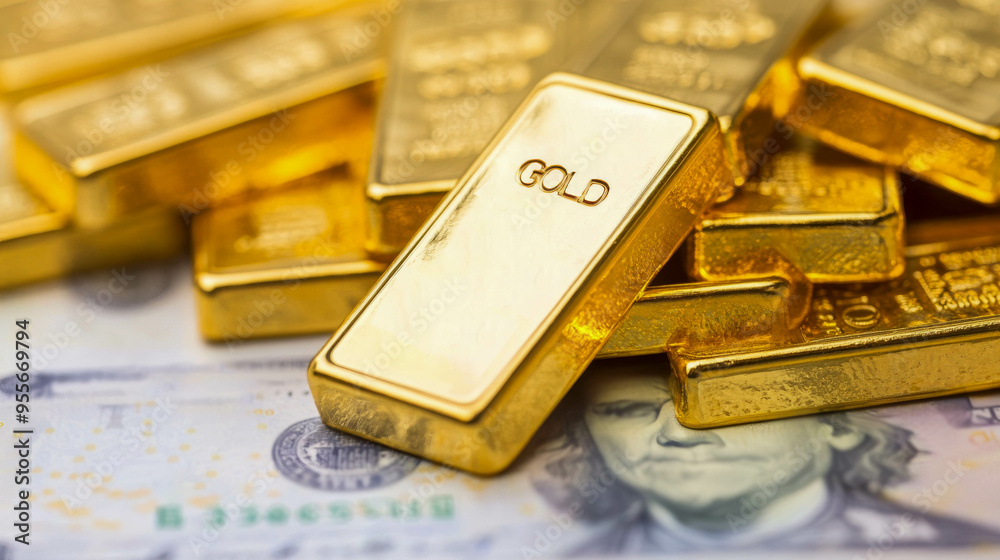 gold bars background