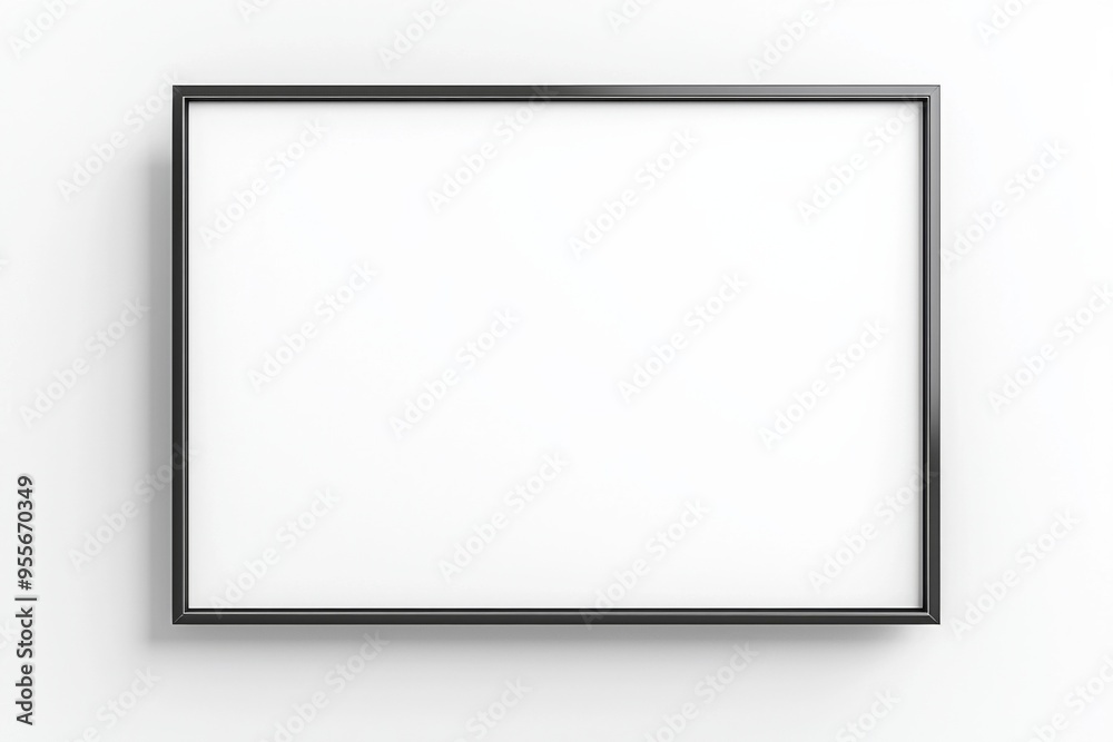 TV screen mockup on isolated background created with Generative AI TV screen mockup on isolated background created with Generative AI