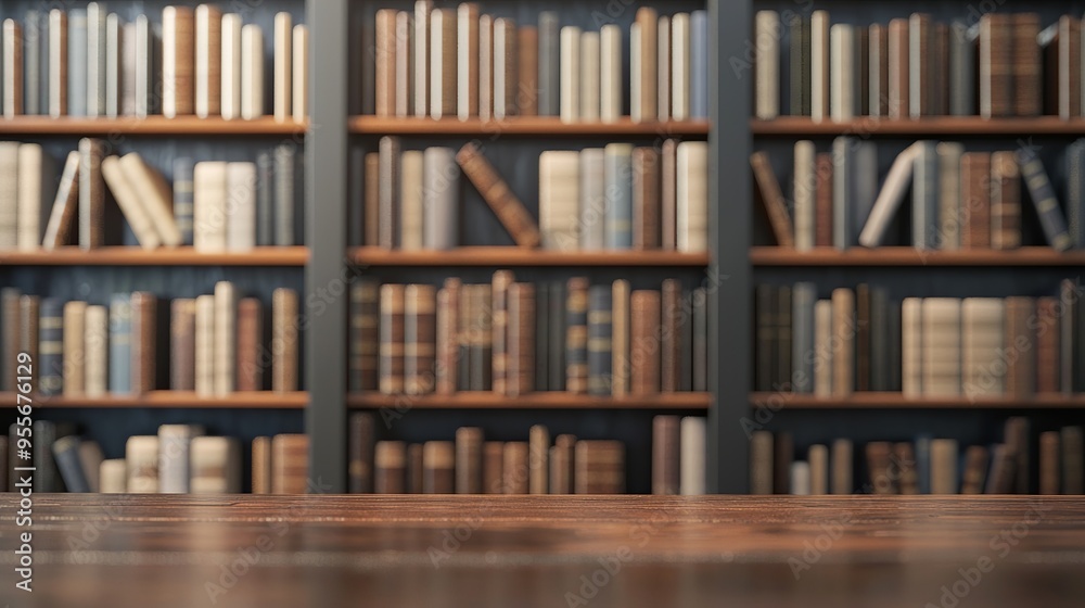 A blurred bookshelf wallpaper A blurred bookshelf wallpaper