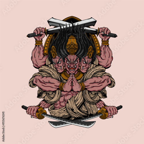 Asura mythology character artwork illustration photo
