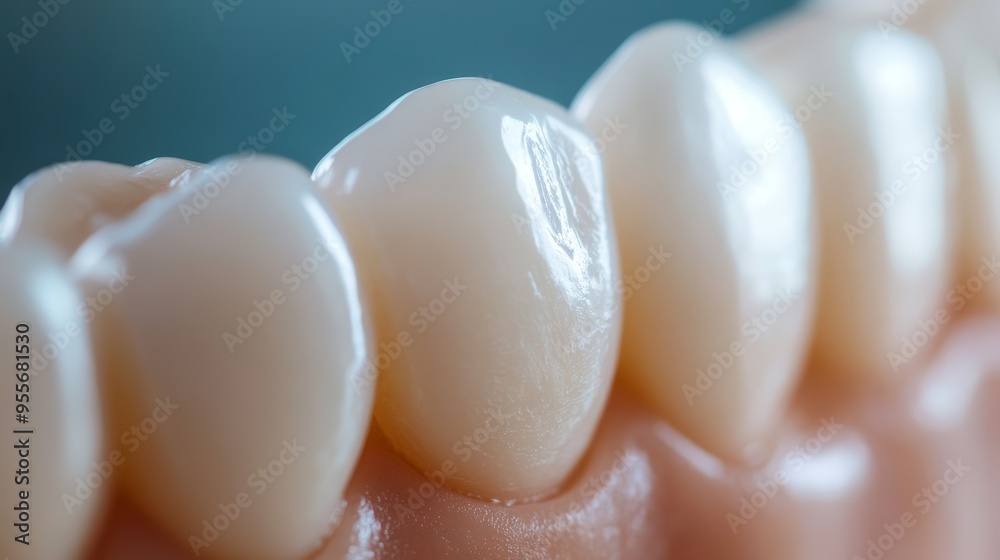 Healthy teeth close-up. Dental health concept Healthy teeth close-up. Dental health concept