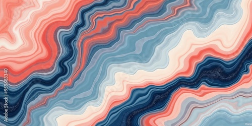 Vibrant Colorful Abstract Marble Texture Featuring Swirls of Blue, Orange, and White for Creative Design Projects