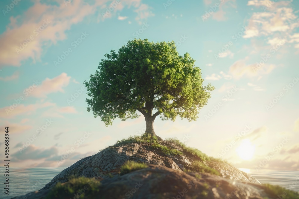 ESG policy for conservation and CSR  nature protection concept