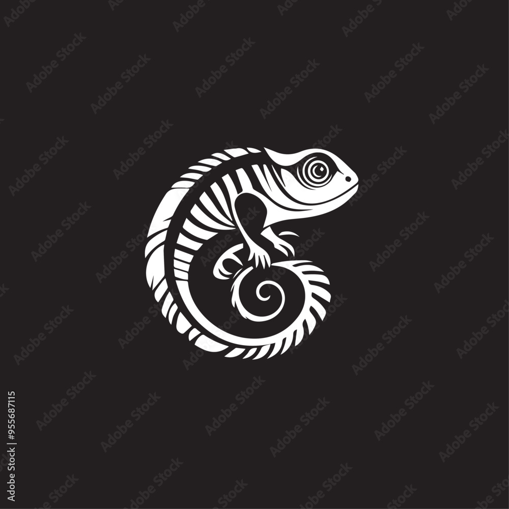 Chameleon in cartoon, doodle style . Image for t-shirt, web, mobile apps and ui. Isolated 2d vector illustration in logo, icon, sketch style, Eps 10, black and white. AI Generative Chameleon in cartoon, doodle style . Image for t-shirt, web, mobile apps and ui. Isolated 2d vector illustration in logo, icon, sketch style, Eps 10, black and white. AI Generative
