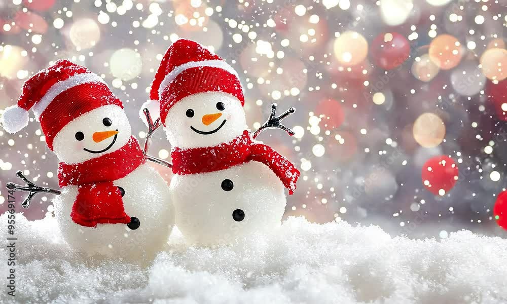 Snowmen on the snow Snowmen on the snow